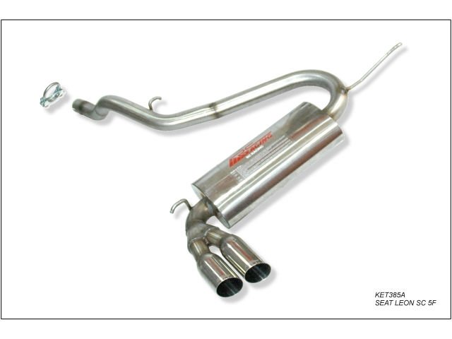Escape deportivo trasero final 2x85 para Seat Leon SC 5F 1.4TSI 150CV/125cv 2014-