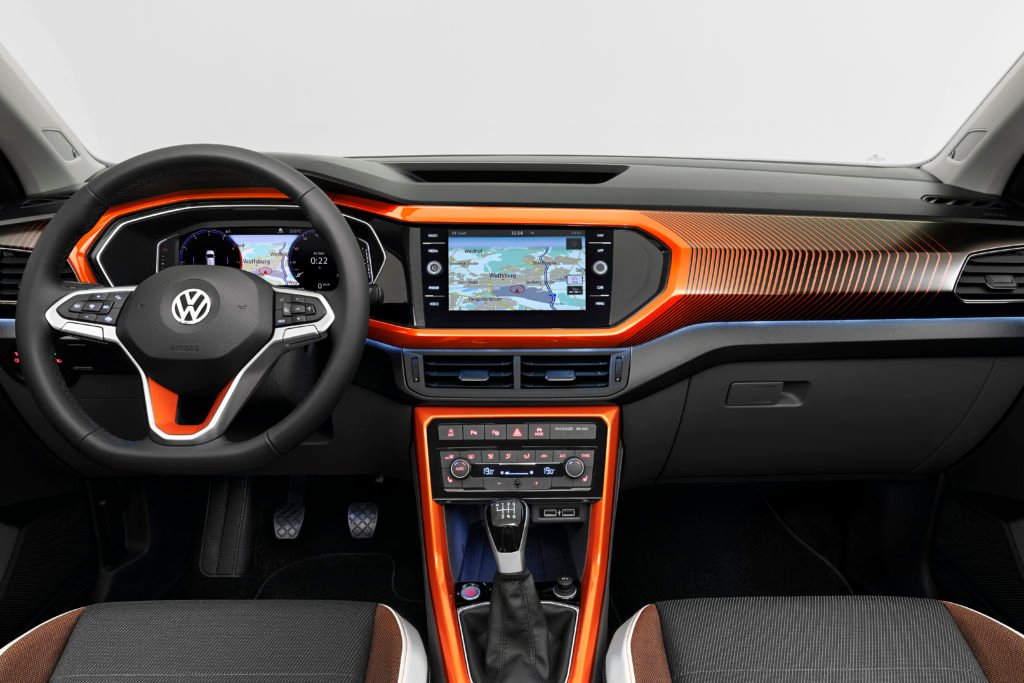Interior del nuevo VW Volkswagen T-Cross Interior del nuevo VW Volkswagen T-Cross
