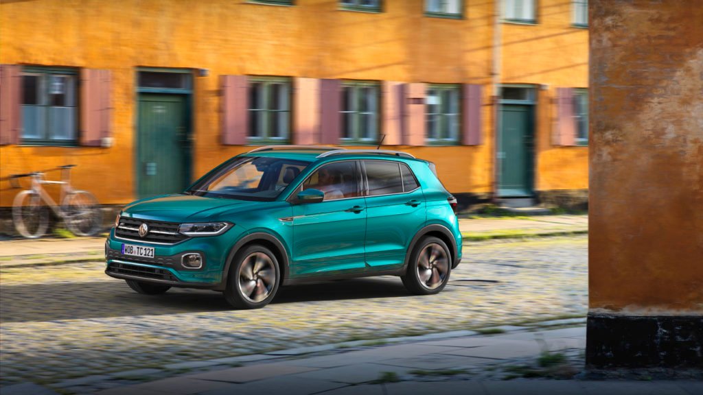 El nuevo VW Volkswagen T-Cross en la ciudad El nuevo VW Volkswagen T-Cross en la ciudad