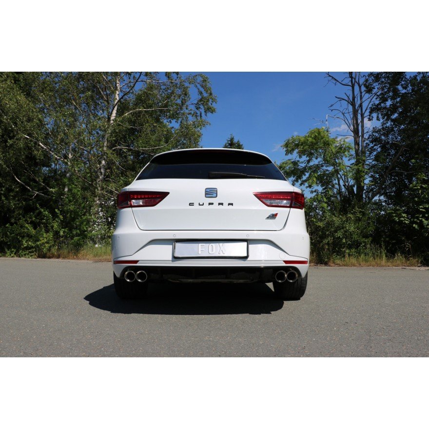 Escape deportivo homologado para SEAT LEON 5F ST 300 cv FOX